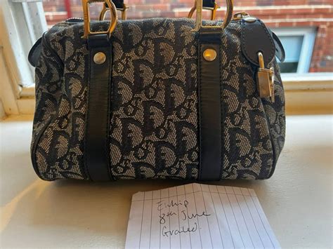 dior mini trotter boston bag